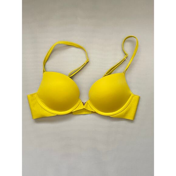 Victoria’s Secret Push Up Bra Yellow 32A - Picture 2 of 7